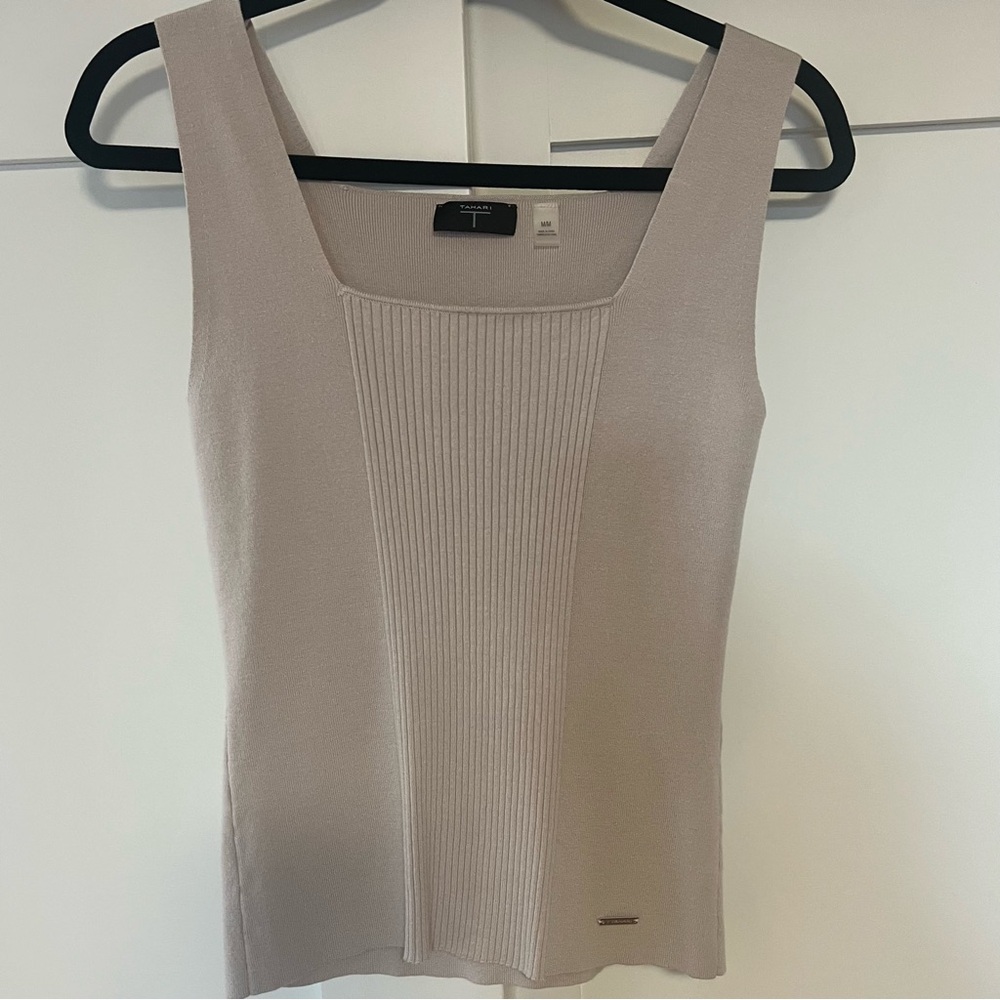Tahari Sleeveless Knit Top